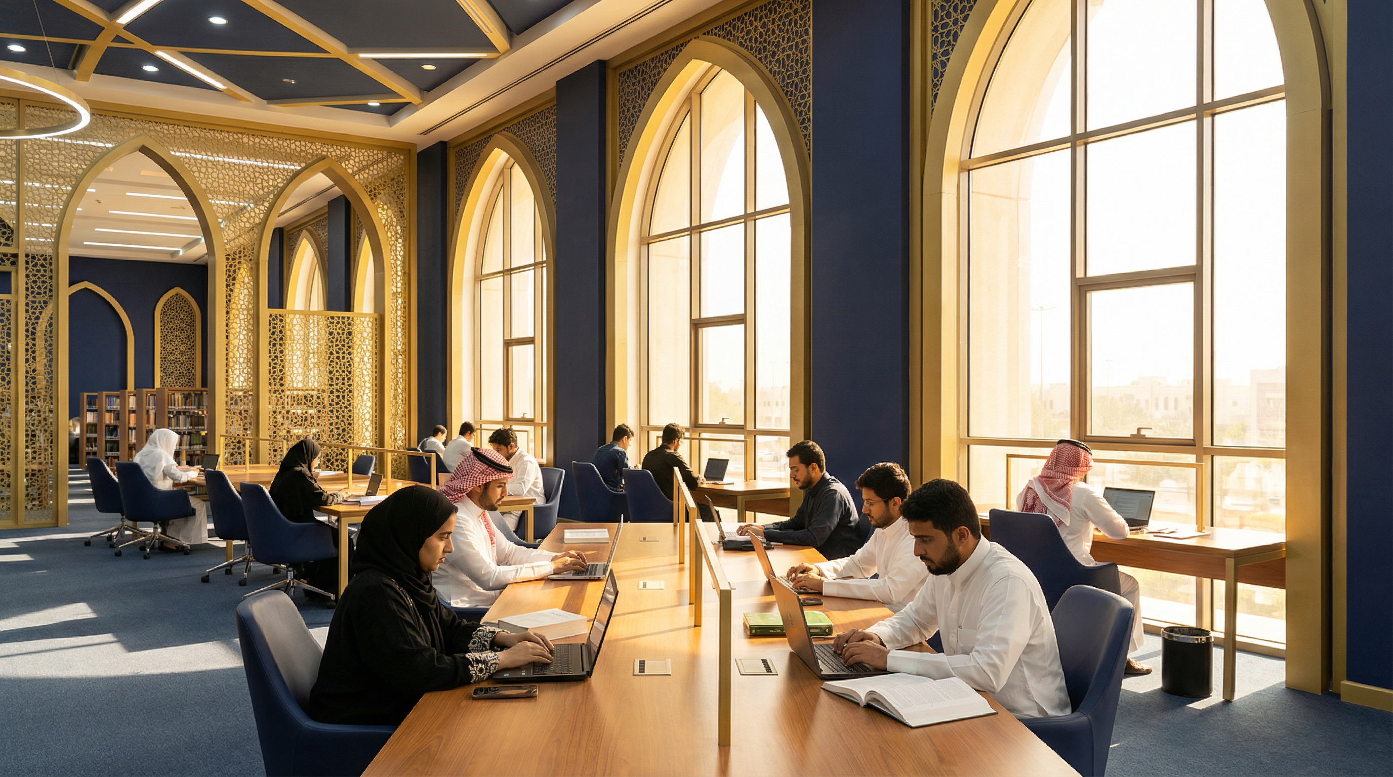 مكتبة أكاديمية حديثة